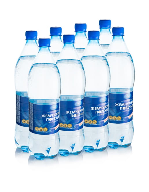 Газированная питьевая вода 1.5 л 8 бутылок
